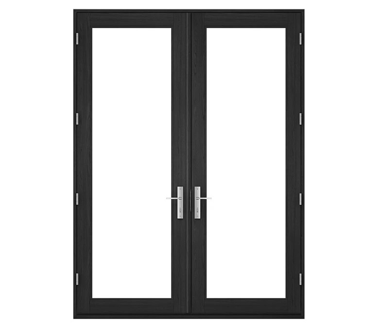 Pella Reserve Contemporary Wood Hinged Patio Door in Pittsburgh